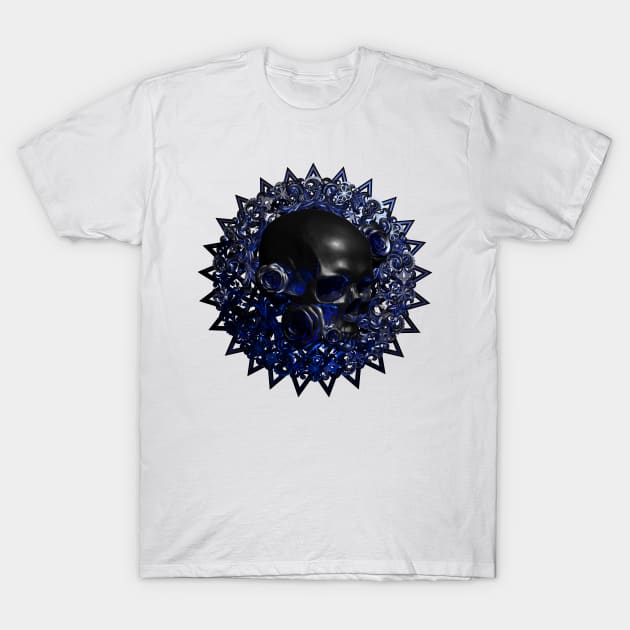 Skull Rose 4 T-Shirt by SrabonArafat